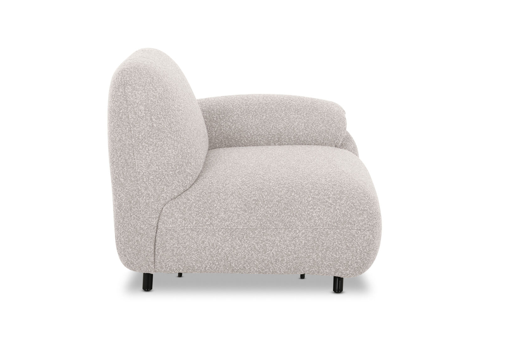 LAVINIA FABRIC RIGHT-FCAING ARM CHAIR NATURAL
