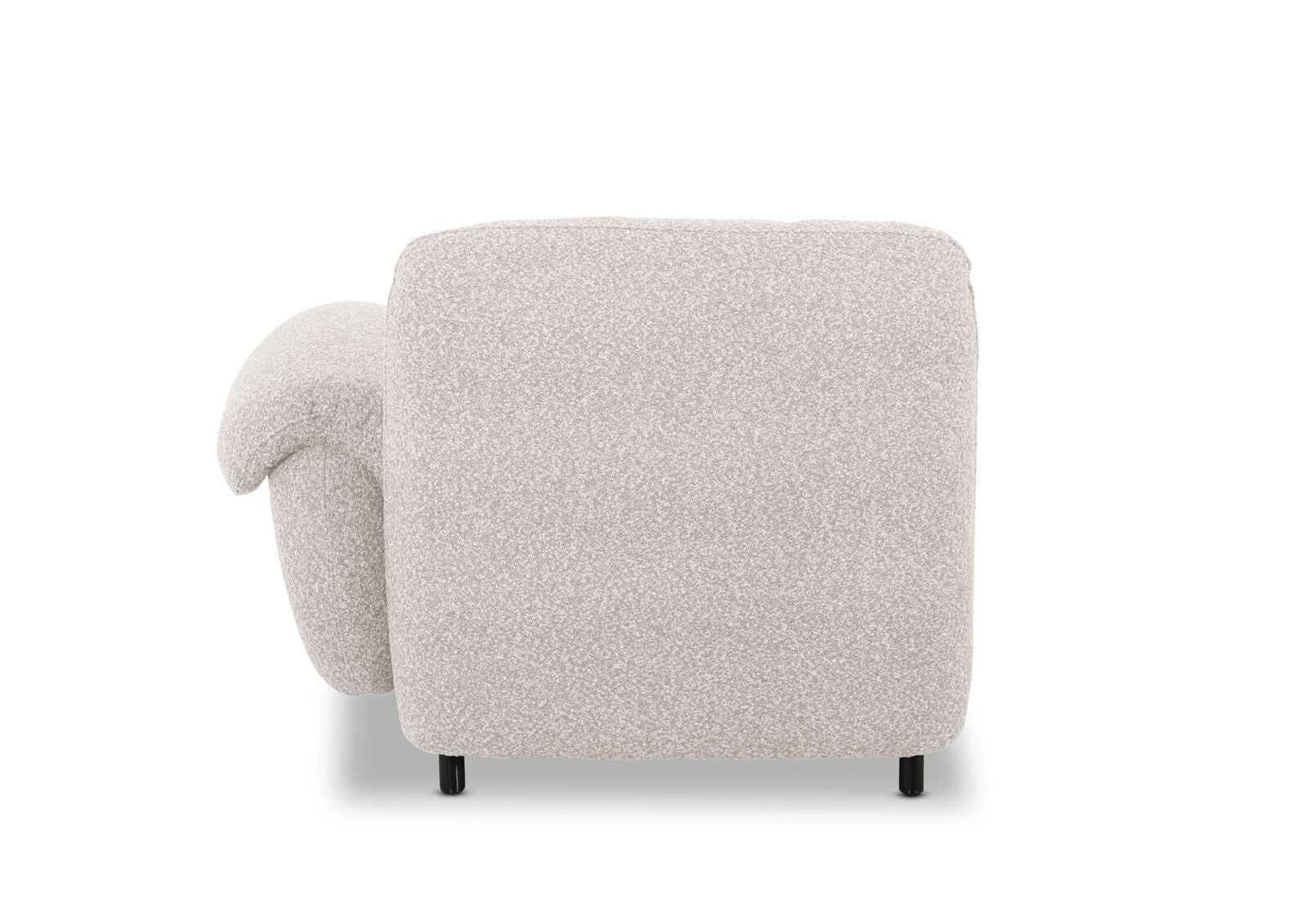 LAVINIA FABRIC RIGHT-FCAING ARM CHAIR NATURAL