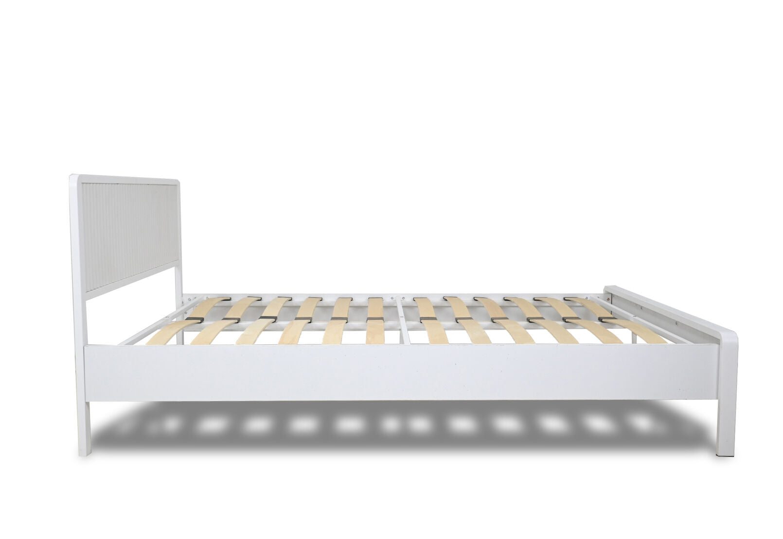 CARRARA QUEEN BED WHITE