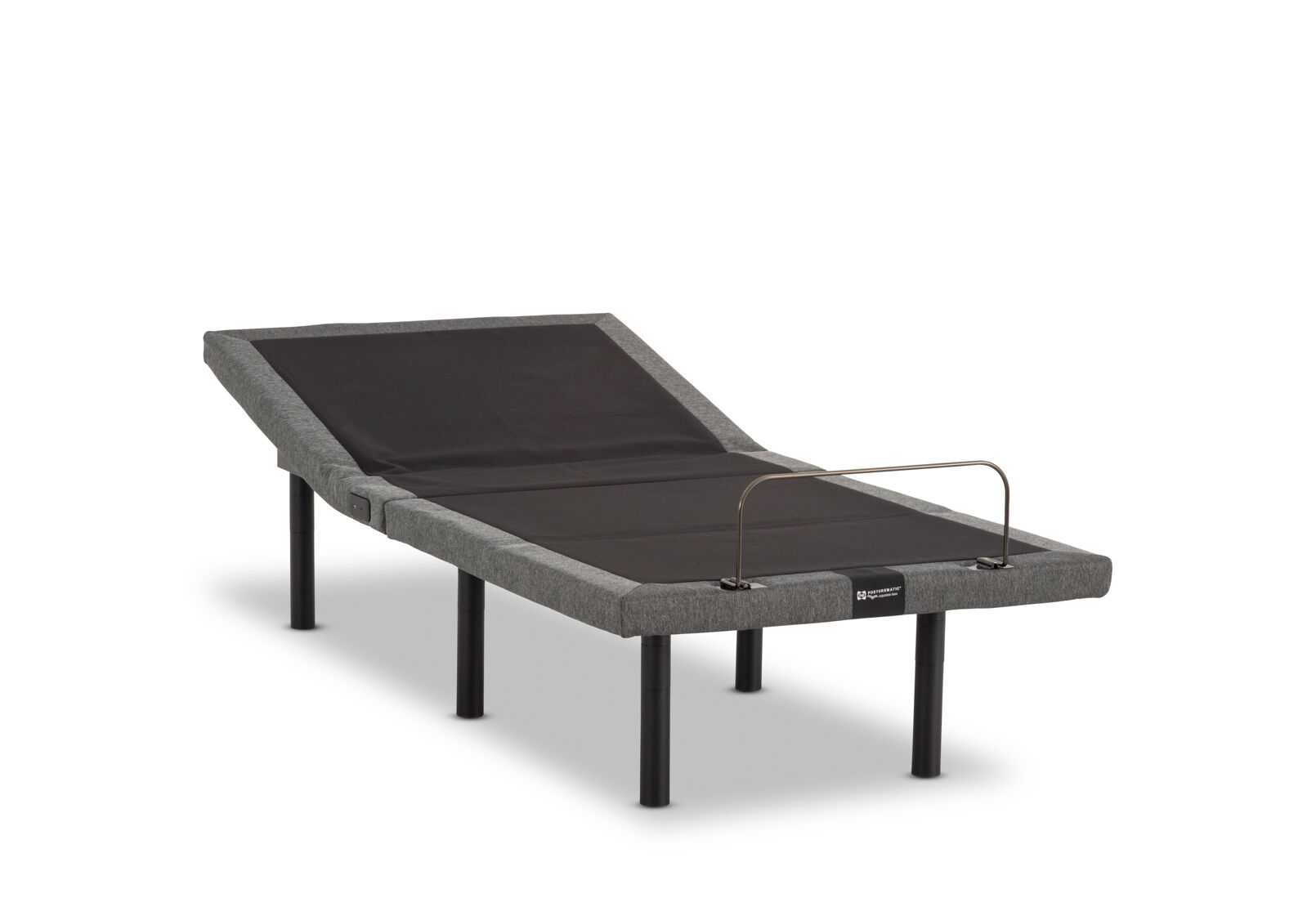 ASCENT SINGLE EXTRA LONG ADJUSTABLE BASE CHARCOAL