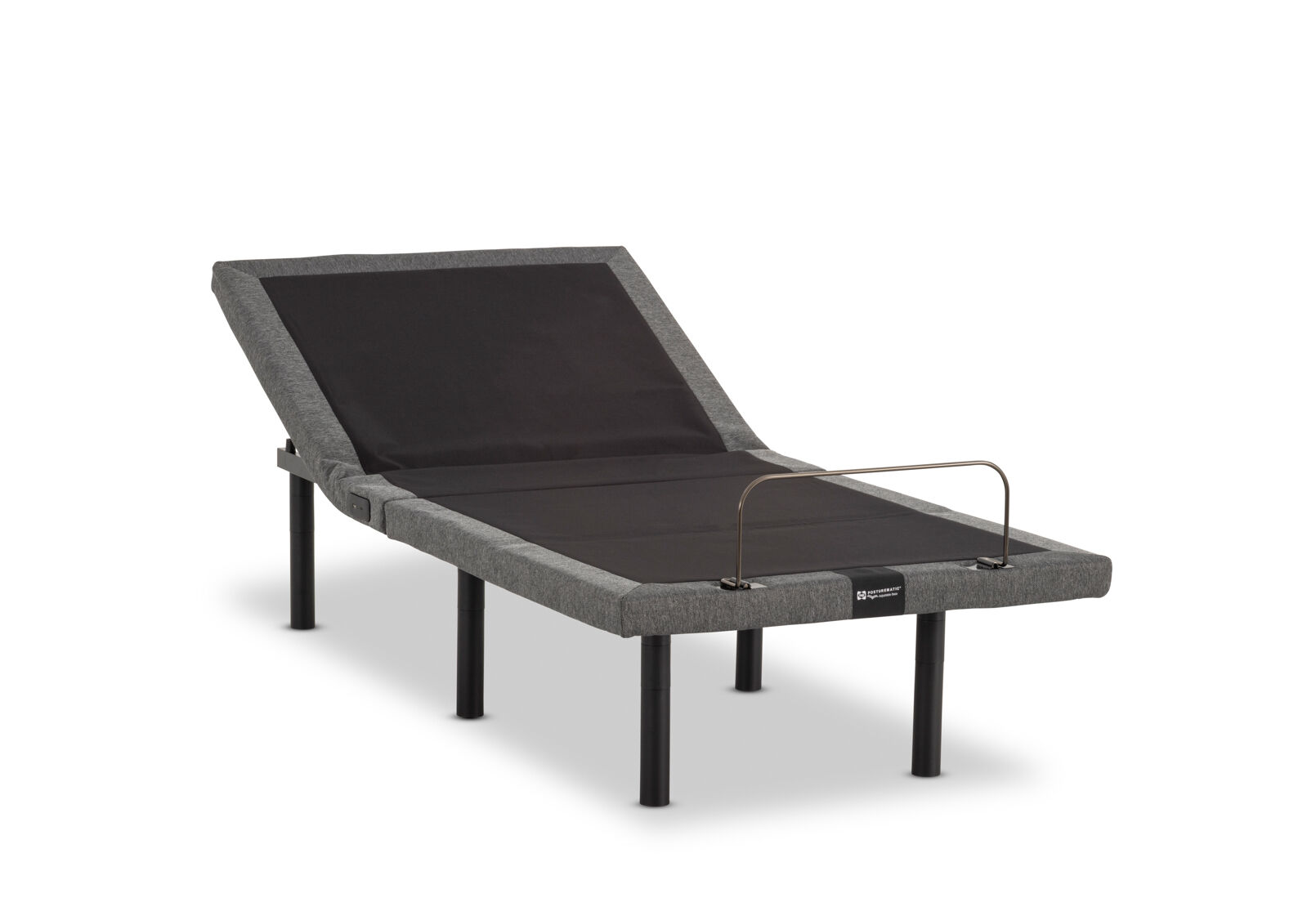 ASCENT SINGLE EXTRA LONG ADJUSTABLE BASE CHARCOAL