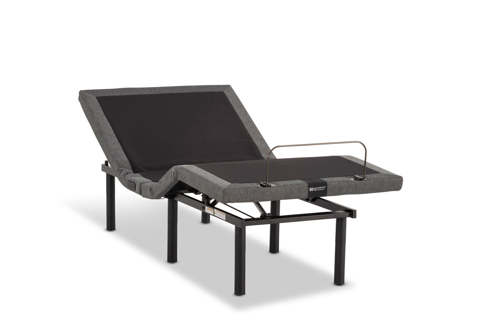 ASCENT SINGLE EXTRA LONG ADJUSTABLE BASE CHARCOAL