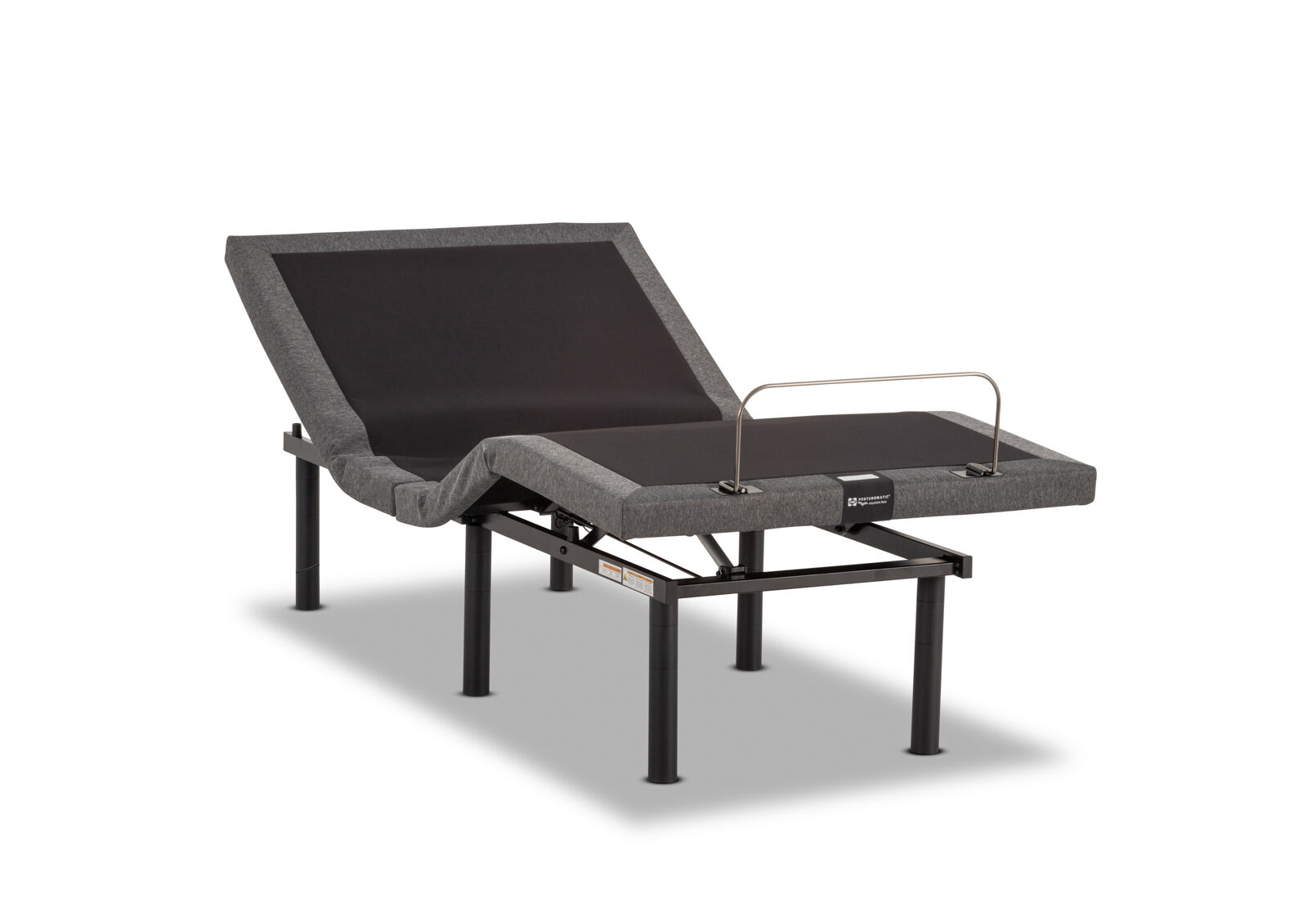 ELEMENT SINGLE EXTRA LONG ADJUSTABLE BASE CHARCOAL