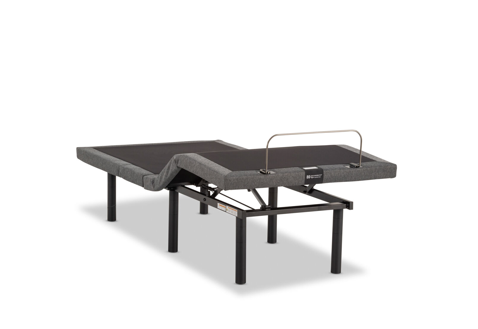 ELEMENT SINGLE EXTRA LONG ADJUSTABLE BASE CHARCOAL