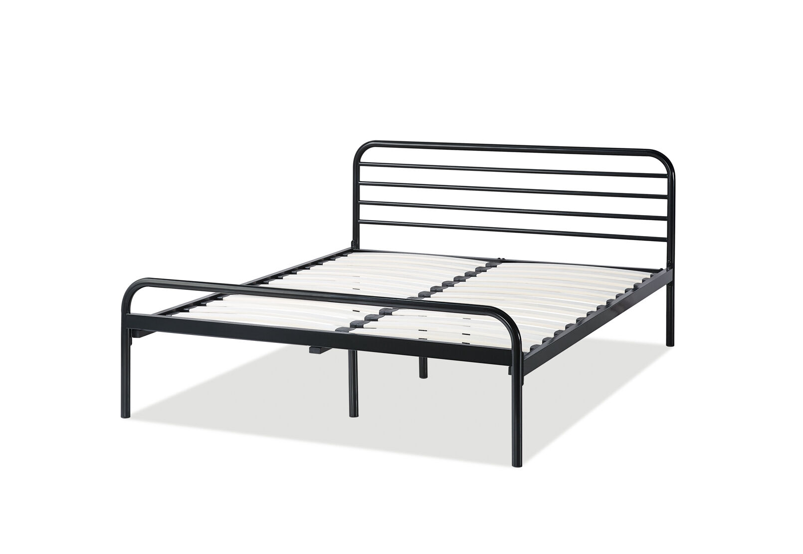 SALERNO DOUBLE BED GLOSS BLACK