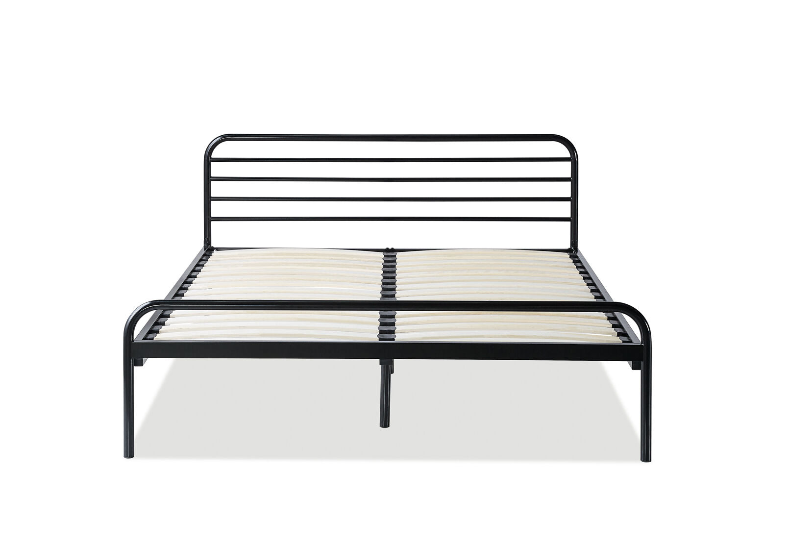 SALERNO QUEEN BED GLOSS BLACK