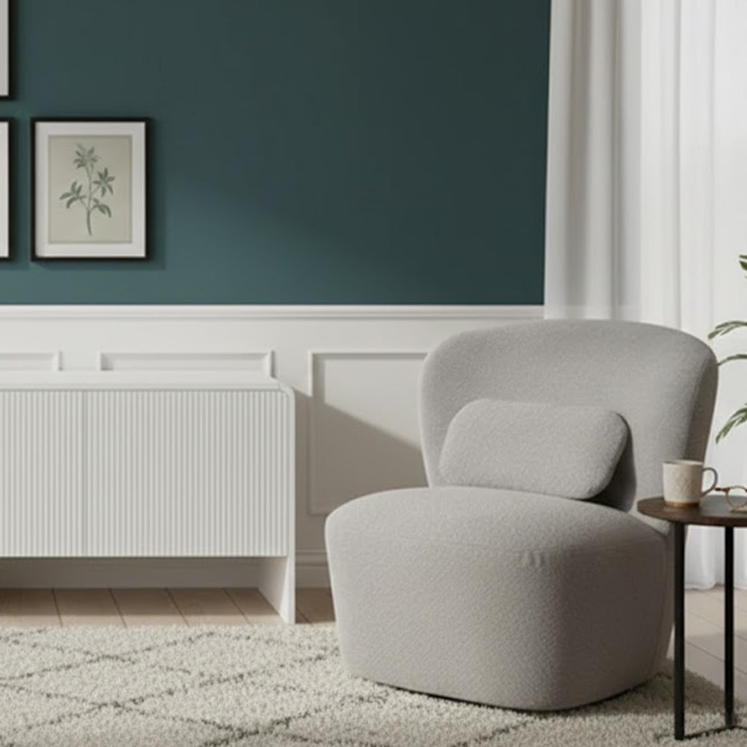 ALCAMO SWIVEL ACCENT CHAIR GREY