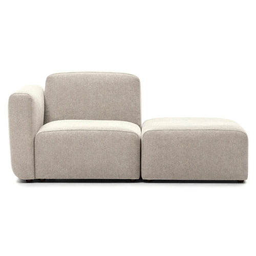 LINEA FURNITURE ADDISON CORNER ARMCHAIR & OTTOMAN SET