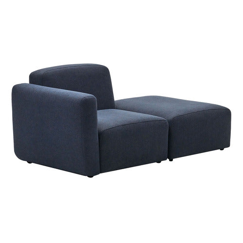 LINEA FURNITURE ADDISON CORNER ARMCHAIR & OTTOMAN SET