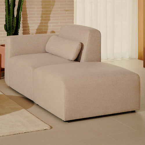 LINEA FURNITURE ADDISON CORNER ARMCHAIR & OTTOMAN SET