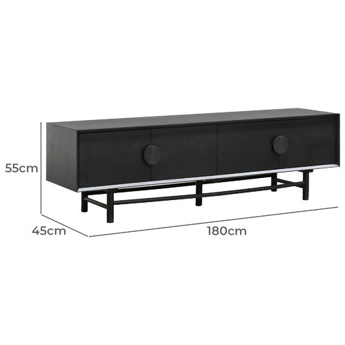 HARPER & HINDLEY AGATHA OAK WOOD TV UNIT