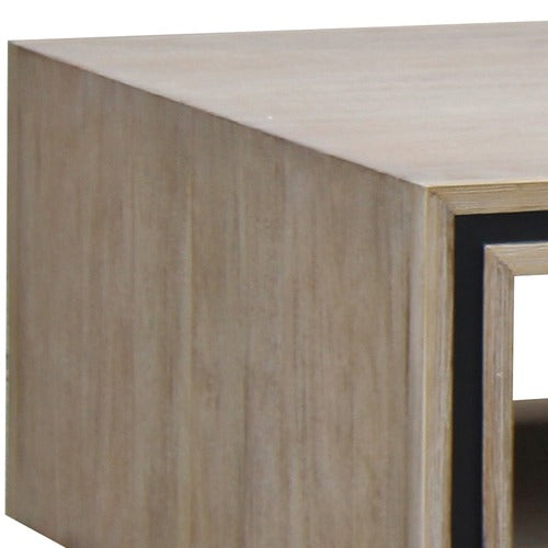 SOUTHERN STYLERS AIRLIE ACACIA WOOD COFFEE TABLE