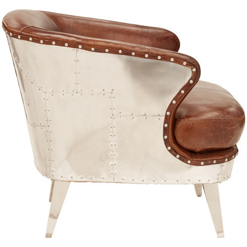 CHARTWELL HOME AKIRA LEATHER ARMCHAIR