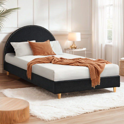 BRAXTON HOME AKONI PINE WOOD BED FRAME