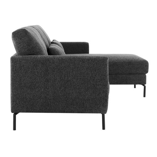 CORE LIVING ALABA 3 SEATER UPHOLSTERED SOFA WITH RIGHT CHAISE