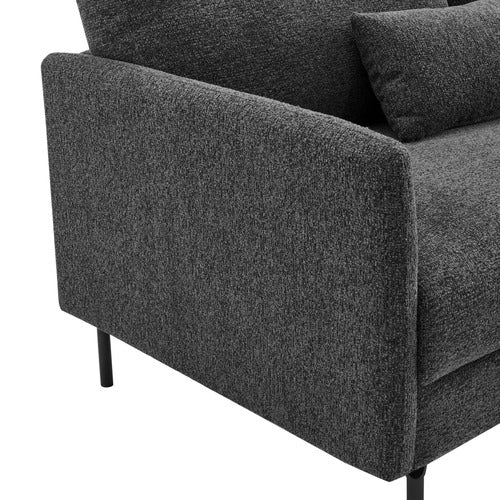 CORE LIVING ALABA 3 SEATER UPHOLSTERED SOFA WITH RIGHT CHAISE