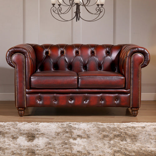 LEGACY FURNITURE ALASTAIR 2 SEATER LEATHER SOFA