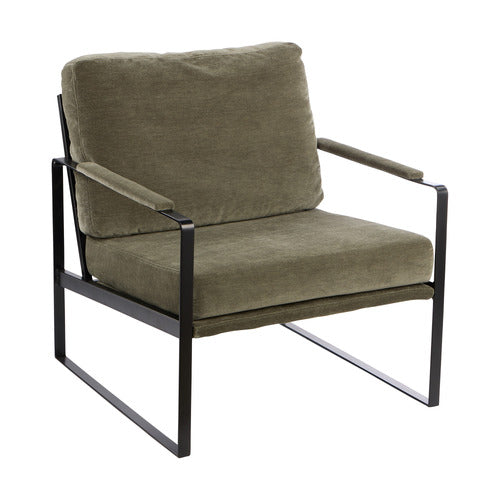 THE HOME COLLECTIVE ALDRIA CHENILLE ARMCHAIR