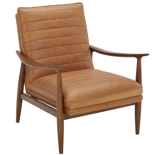 ALDRIC GENUINE LEATHER ARMCHAIR
