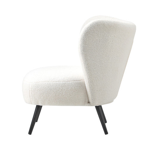 LIVING FUSION ALEYN BOUCLÉ WING BACK CHAIR