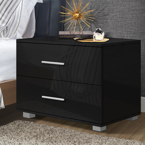 HOXTON ROOM ALLANIS 2 DRAWER BEDSIDE TABLE