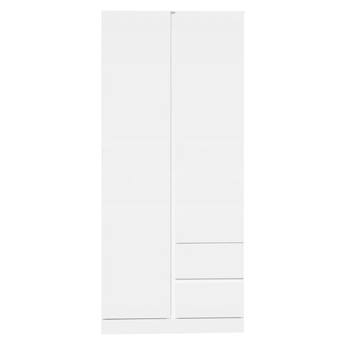 CAPE FURNITURE ALLIONA 2 DOOR & 2 DRAWER WARDROBE WITH SHELVES