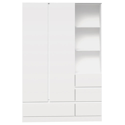 CAPE FURNITURE ALLIONA 2 DOOR 4 DRAWER WARDROBE