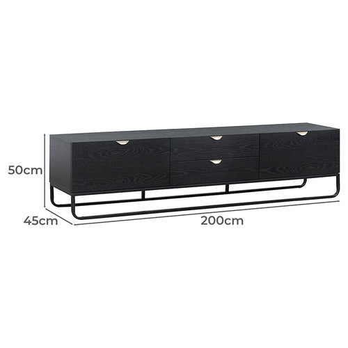 HARPER & HINDLEY ALTHEA 2 DOOR 2 DRAWER TV UNIT