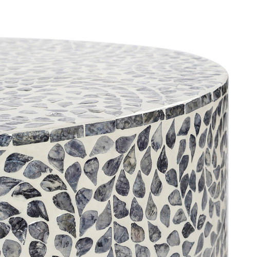 THE DECOR STORE AMANDA CAPIZ SHELL COFFEE TABLE