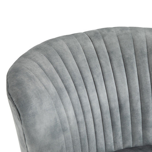 CORA HOME LIVING AMANDEEP VELVET ACCENT CHAIR