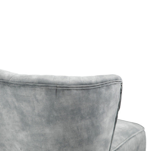 CORA HOME LIVING AMANDEEP VELVET ACCENT CHAIR