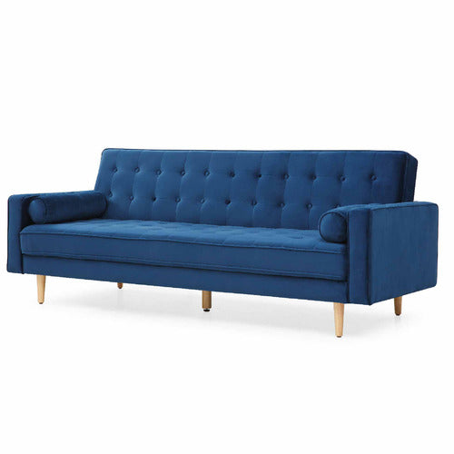 MIKASA FURNITURE AMELIA VELVET SOFA BED