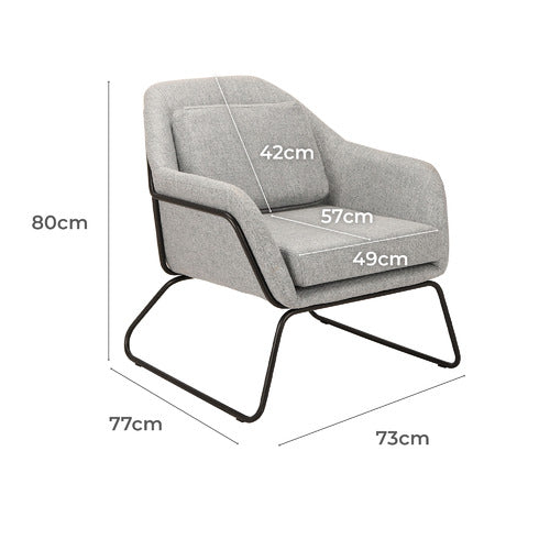 ESTUDIO FURNITURE APOLLO UPHOLSTERED ARMCHAIR