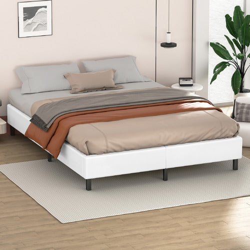 HOXTON ROOM MARYAM PU LEATHER BED BASE