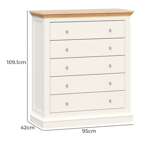 CAPE FURNITURE AREND 5 DRAWER CHEST