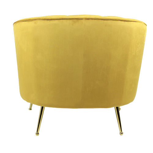 NATURALLY PROVINICIAL ARGOS VELVET ARMCHAIR