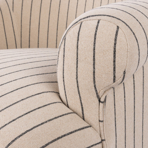 THE HOME COLLECTIVE ARIAN LINEN & COTTON ARMCHAIR