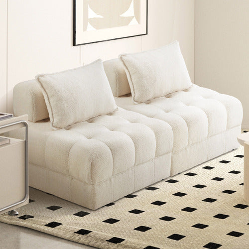 LIVING FUSION ARMATI TUFTED ACCENT CHAIRS (SET OF 2)
