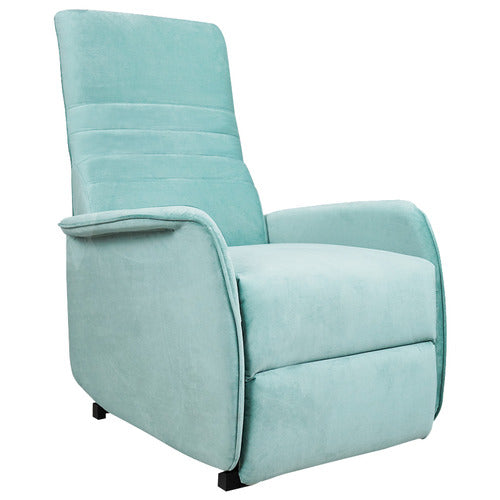 YORK STREET ARUZHAN VELVET RECLINER ARMCHAIR