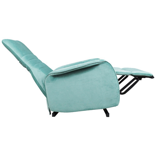 YORK STREET ARUZHAN VELVET RECLINER ARMCHAIR