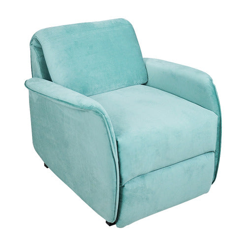 YORK STREET ARUZHAN VELVET RECLINER ARMCHAIR