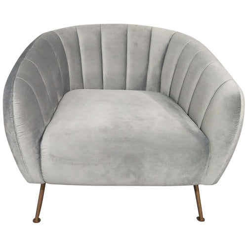 BY DESIGNS ASHA VELVET ACCENT CHAIR