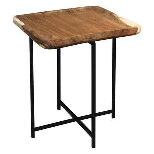 LA VERDE ASHTON SUAR WOOD TRAY COFFEE & SIDE TABLE SET