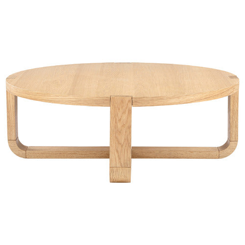 100CM ASPYN OAK WOOD COFFEE TABLE