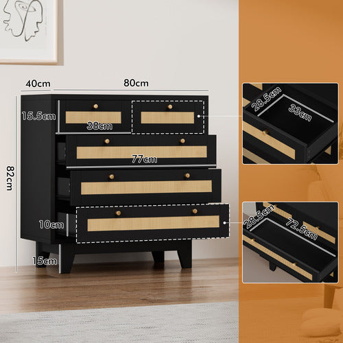 HOXTON ROOM ASTORIA 5 DRAWER CHEST