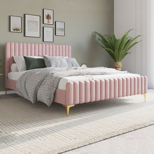 RAWSON & CO ASTRA VELVET BED
