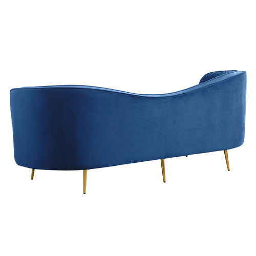 EVIE HOME ATASHA 3 SEATER VELVET SOFA