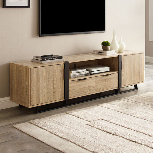 MONUMENT FURNITURE ATHENA 2 DOOR 2 DRAWER TV UNIT