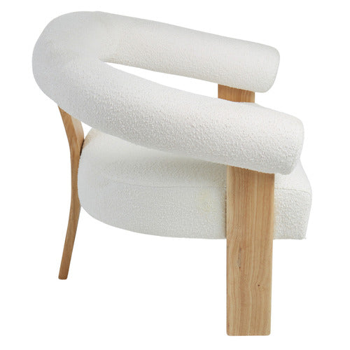 THE HOME COLLECTIVE AVA BOUCLE ARMCHAIR