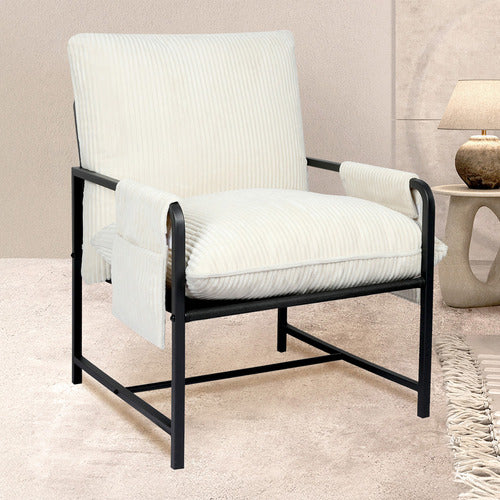 OAKLEIGH HOME AVENEL CORDUROY ACCENT CHAIR